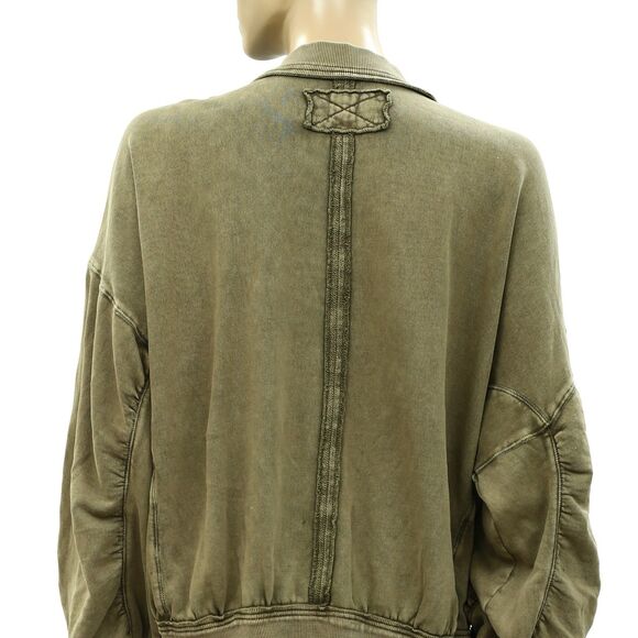 Free People We The Free Good For You Bomber Jacket Top Oversized XL NEW 283823 - Picture 8 of 8